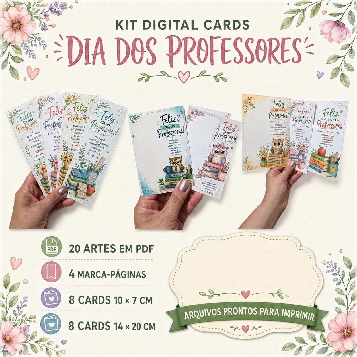 Arquivo De Corte Cards E Marca Pag Dia Dos Professores 6