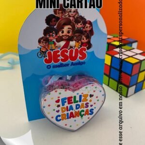 Arquivo De Corte Cartão Coração Dia Das Crianças 8