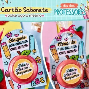 Arquivo De Corte Cartão Sabonete Dia Dos Professores 8
