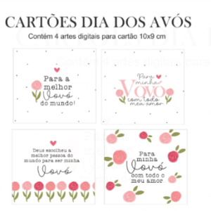 Arquivo De Corte Cartões Avós 26