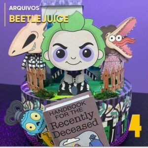 Arquivo De Corte Cenário Casa Caixa Cenário Beetlejuice Halloween 2