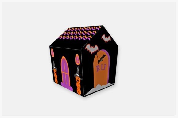 Arquivo De Corte Cenário Casa Casinha Halloween 2