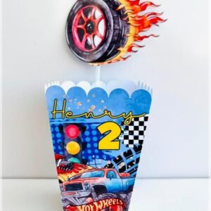 Arquivo De Corte Centro De Mesa Cachepô Hot Wheels 86