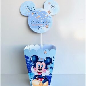 Arquivo De Corte Centro De Mesa Cachepô Mickey Azul 71
