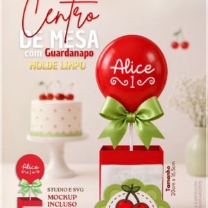 Arquivo De Corte Centro De Mesa Com Guardanapo 47