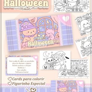 Arquivo De Corte Colorir Atividades Cards De Colorir Halloween 1