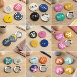 Arquivo De Corte Combo Bottons Religiosos Cores Da Fé Pack 58mm 2