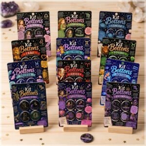 Arquivo De Corte Combo Bottons Signos 1