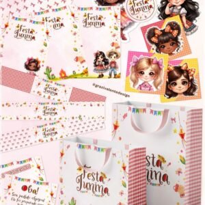 Arquivo De Corte Combo Mimos Festa Junina Arraiá São João 1