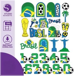 Arquivo De Corte Combo Painéis Copa Do Mundo Topo De Bolo