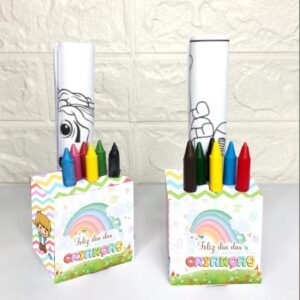 Arquivo De Corte Cx Diversão Colorir Caixa Cubo Colorir Dia Das Crianças 26