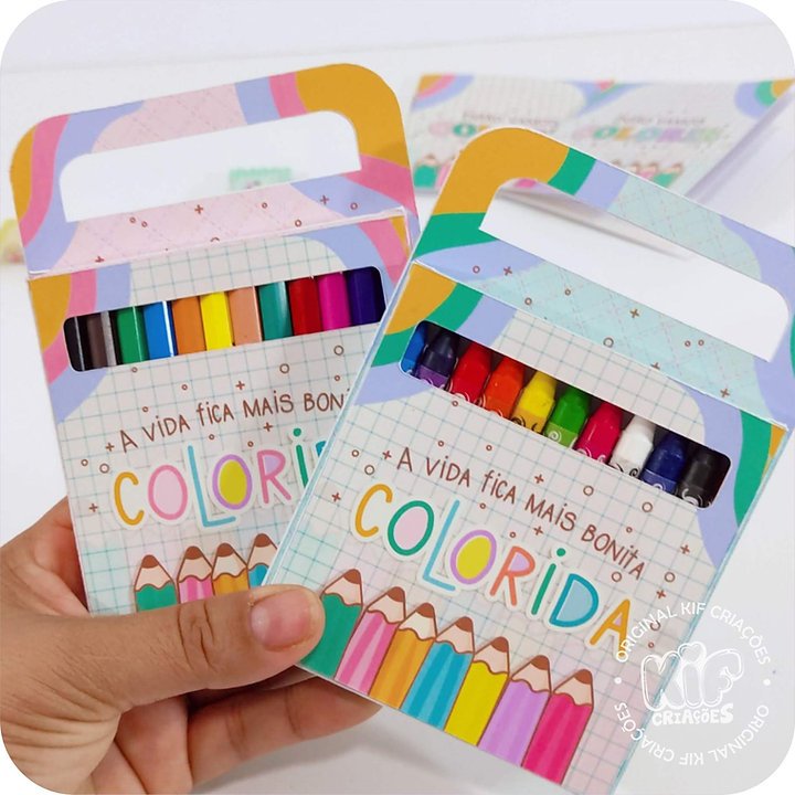 Arquivo De Corte Cx Diversão Colorir Caixa Giz De Cera Dia Das Crianças 2