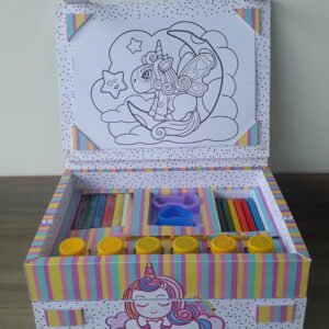 Arquivo De Corte Cx Diversão Colorir Caixa Paint Games Infantil Unicórnio Dia Das Crianças 4