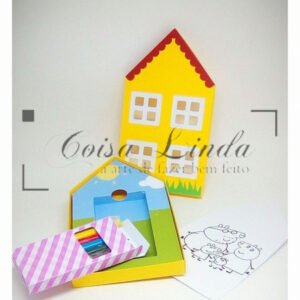 Arquivo De Corte Cx Diversão Colorir Caixinha Para Kit Colorir Peppa Dia Das Crianças 2