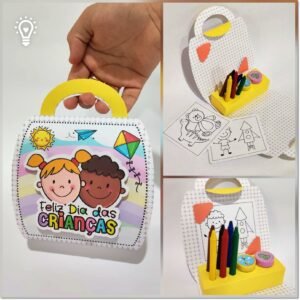 Arquivo De Corte Cx Diversão Colorir Kit Colorir Criar BV Dia Das Crianças 20