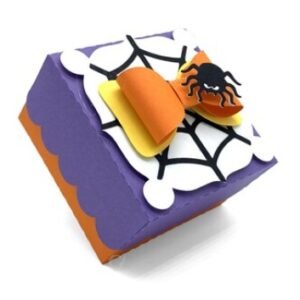 Arquivo De Corte Cx Doces Bow Tie Spider Doce Halloween 6