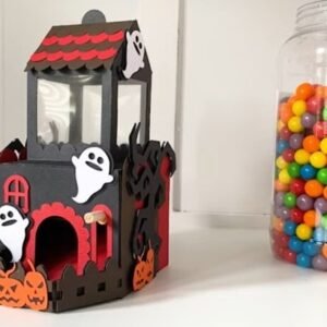 Arquivo De Corte Cx Doces Candy Dispenser Halloween 2