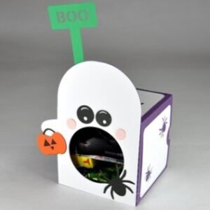 Arquivo De Corte Cx Doces Ghost Cupcake Gift Box Halloween 7