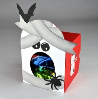 Arquivo De Corte Cx Doces Mummy Cupcake Box Halloween 2