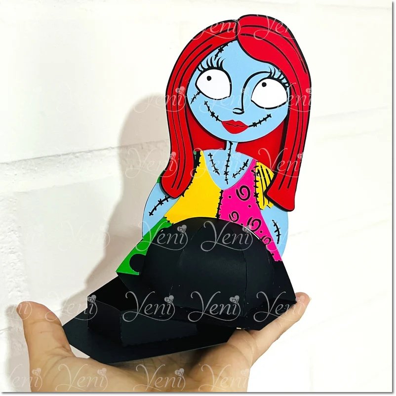 Arquivo De Corte Cx Doces Porta Doce Sally Halloween 13