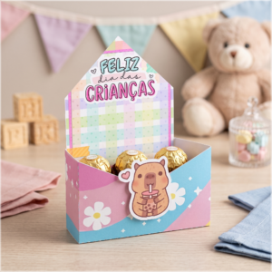 Arquivo De Corte Cx Envelope Dia Das Crianças Capivara 2