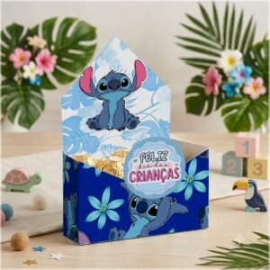 Arquivo De Corte Cx Envelope Dia Das Crianças Stitch 6