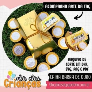 Arquivo De Corte Cx Multiuso Caixa Barra De Ouro Dia Das Crianças 5