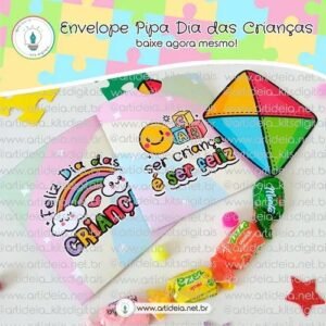Arquivo De Corte Envelope Envelope Pipa Dia Das Crianças 5