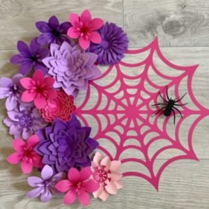 Arquivo De Corte Flor Flor 3D Halloween 5