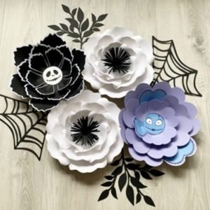 Arquivo De Corte Flor Flor Halloween 3