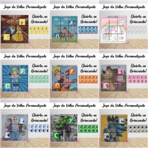 Arquivo De Corte Jogos Jogo Da Velha Personalizado Dia Das Crianças 1