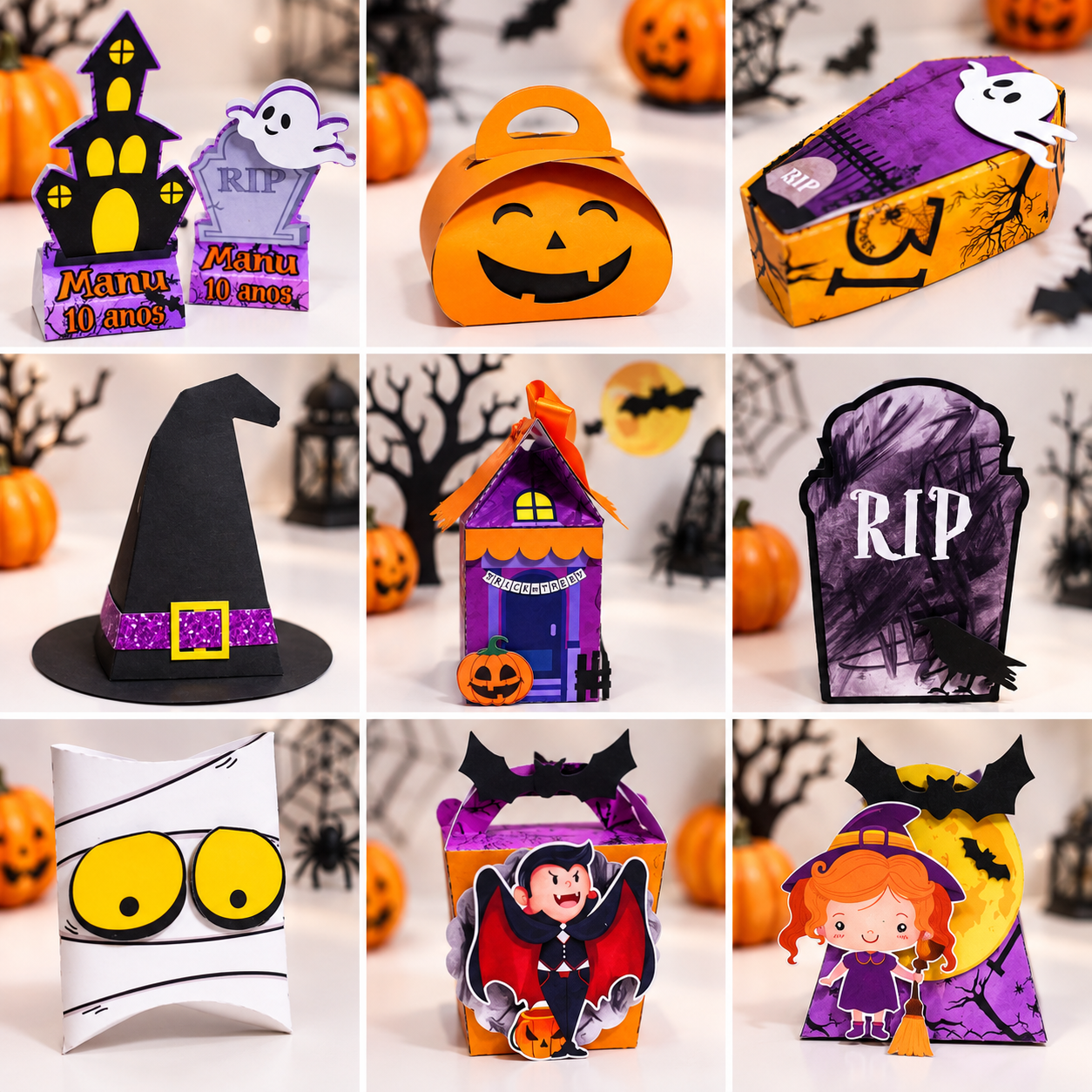 Arquivo De Corte Kit Combo Coletiva Halloween 1