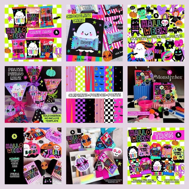 Arquivo De Corte Kit Combo Halloween EPS 2