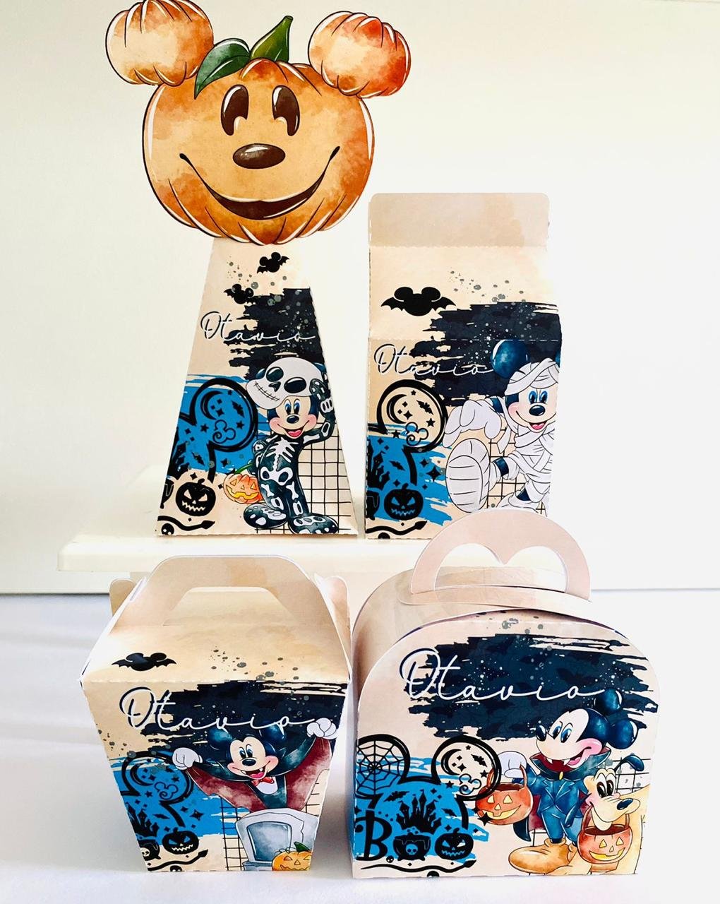 Arquivo De Corte Kit Combo Mickey Halloween 2