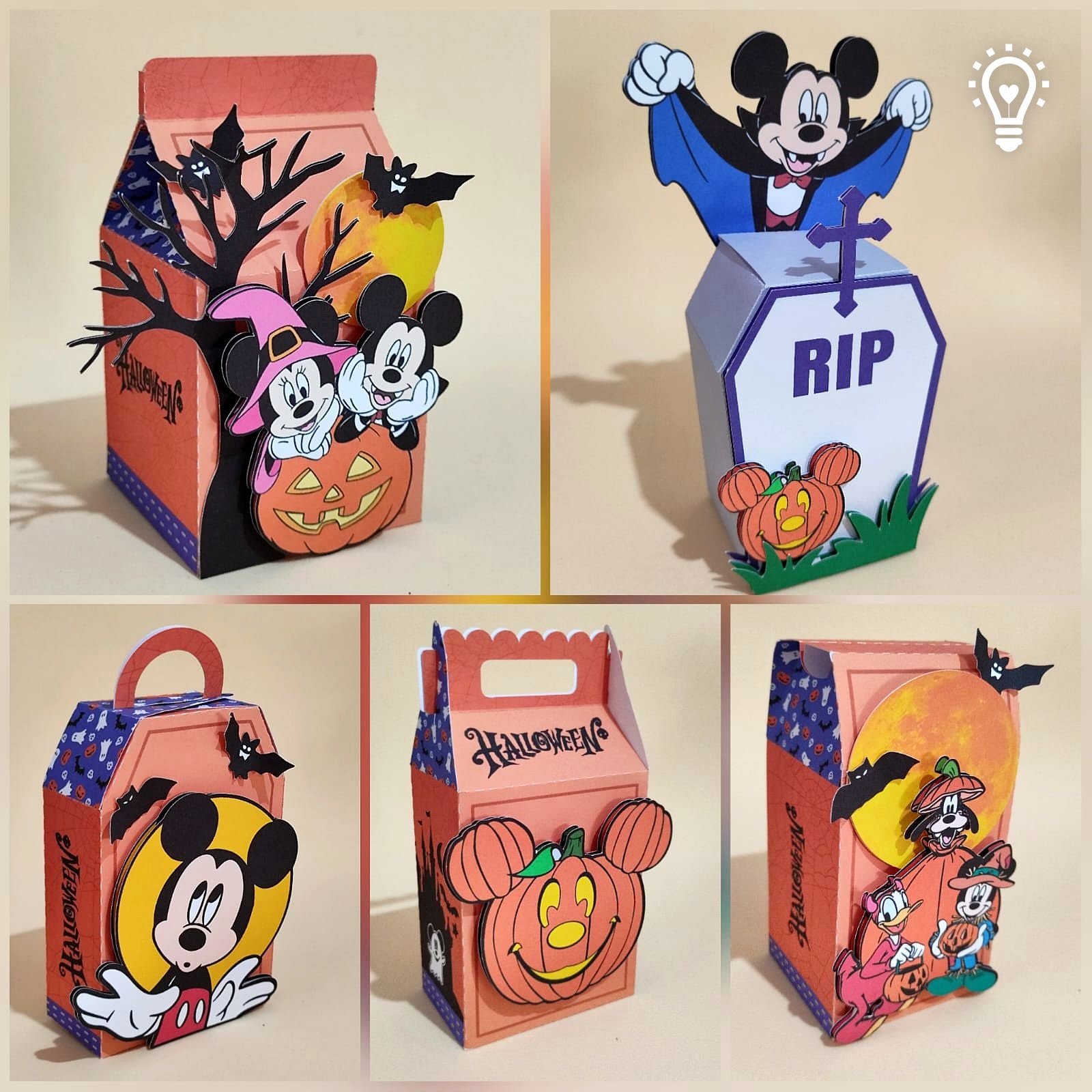 Arquivo De Corte Kit Combo Mickey Halloween 4
