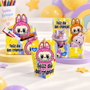 Arquivo De Corte Kit Combo Mimos Labubu Dia Das Crianças 1