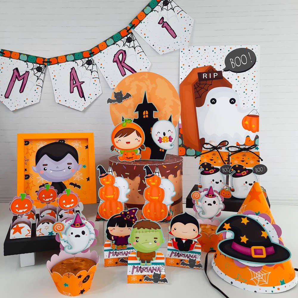 Arquivo De Corte Kit Combo De Halloween 2