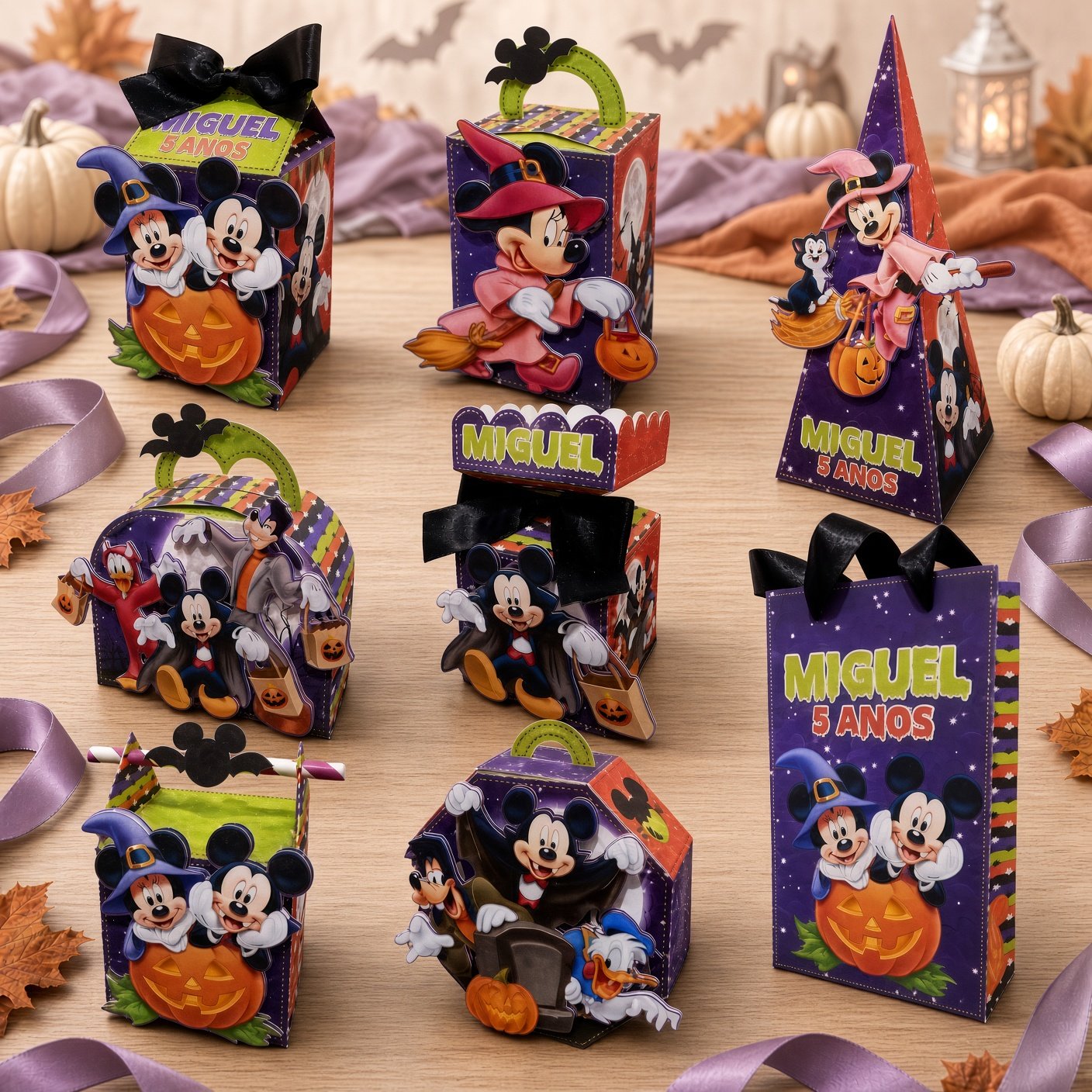 Arquivo De Corte Kit Combo Do Mickey Halloween 1