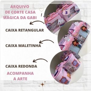 Arquivo De Corte Kit Festa A Casa Mágica Da Gabby 18