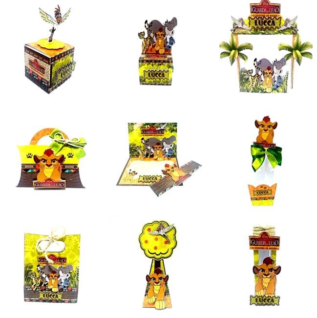 Arquivo De Corte Kit Festa A Guarda Do Leão Rei Leão 2