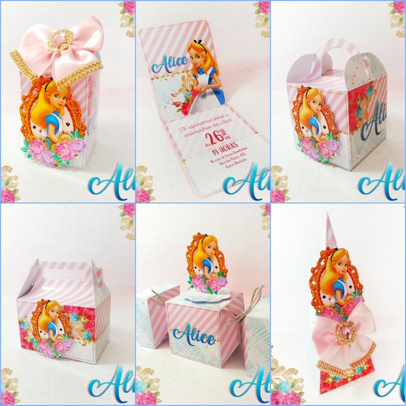 Arquivo De Corte Kit Festa Alice 31