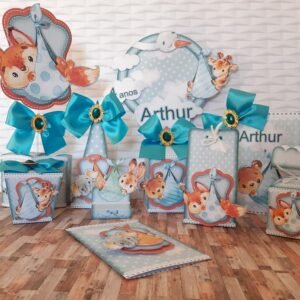 Arquivo De Corte Kit Festa Animais Baby 1