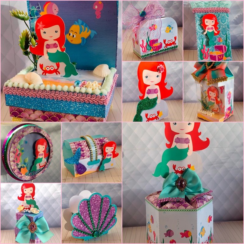 Arquivo De Corte Kit Festa Ariel A Pequena Sereia 19