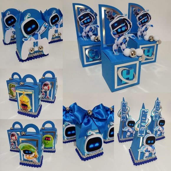 Arquivo De Corte Kit Festa Astro Bot 1