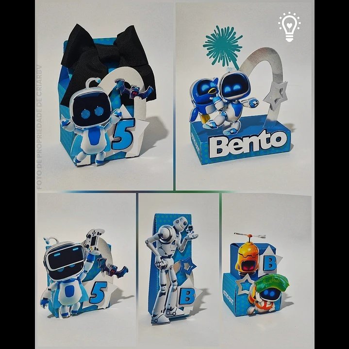 Arquivo De Corte Kit Festa Astro Bot 2