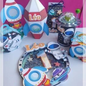 Arquivo De Corte Kit Festa Astronauta 25