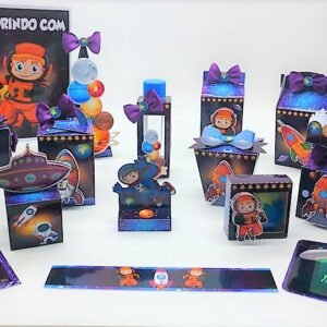 Arquivo De Corte Kit Festa Astronauta 4
