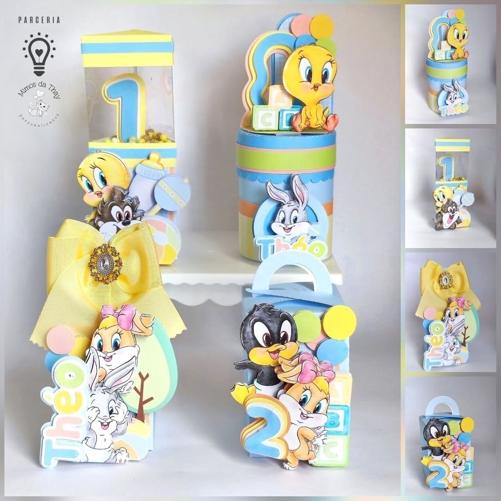 Arquivo De Corte Kit Festa Baby Looney Tunes 2
