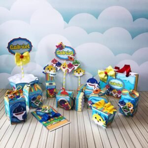 Arquivo De Corte Kit Festa Baby Shark 6