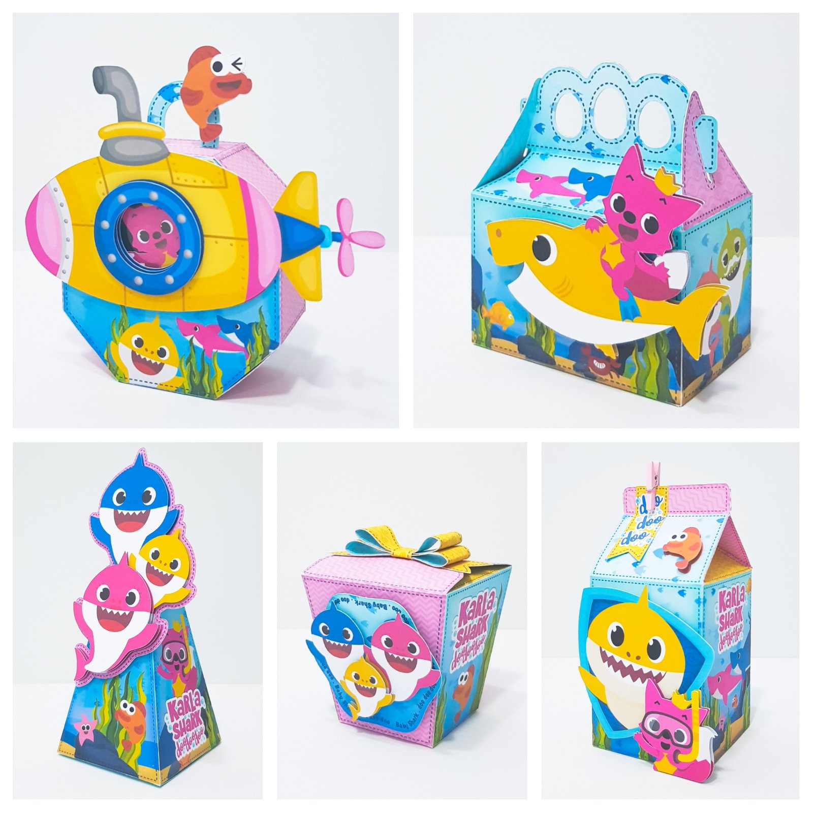 Arquivo De Corte Kit Festa Baby Shark 13